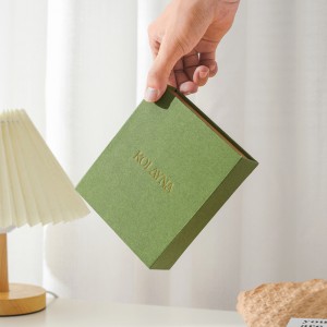 Caja de regalo de joyería magnética de lujo